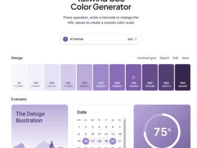 Tailwind CSS Color Generator