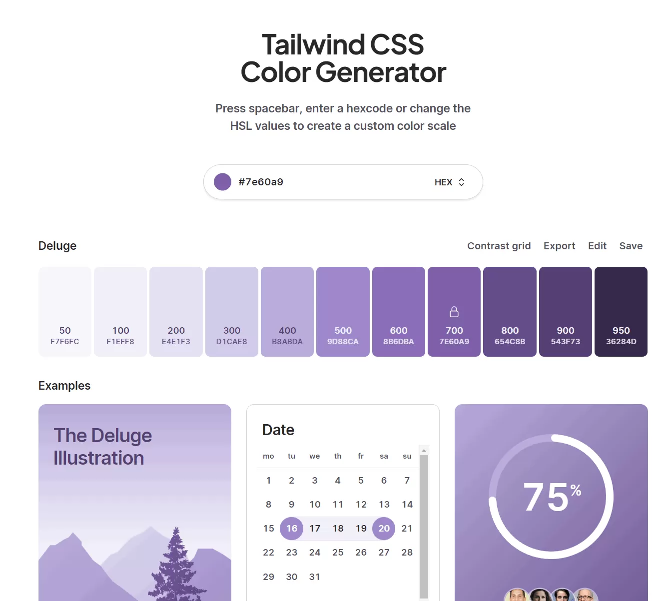 Tailwind CSS Color Generator-享乐分享