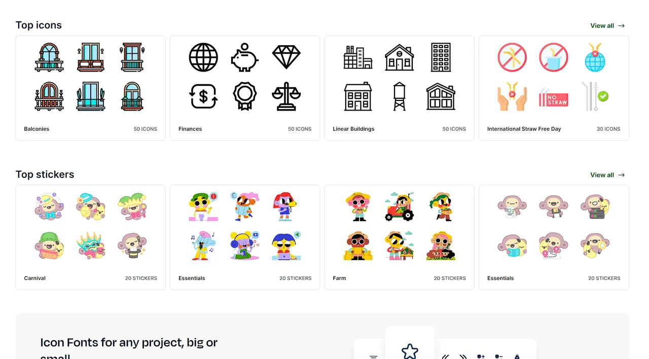 Vector Icons and Stickers：PNG, SVG, EPS, PSD and CSS-享乐分享