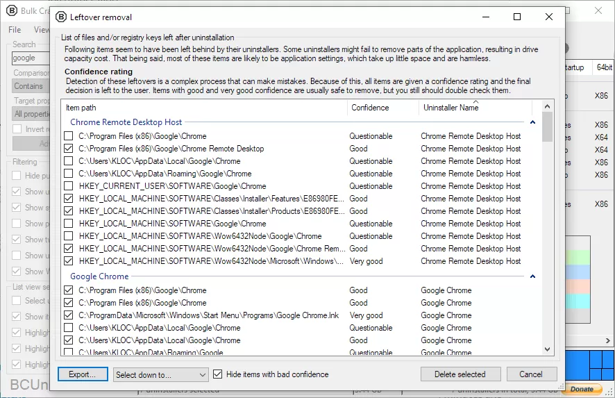 Bulk Crap Uninstaller：快速删除大量不需要的应用程序-享乐分享