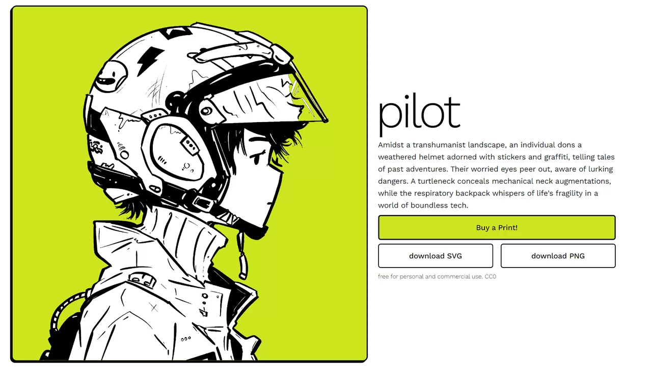 Transhumans：Open Source Punk Sci-Fi Art Collection by Pablo Stanley-享乐分享