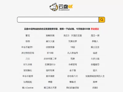 云盘4K：综合网盘搜索