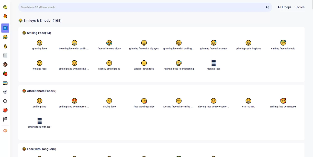 Emoji Library：Emoji表情符号站点-享乐分享