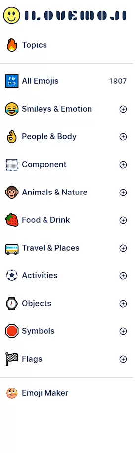 Emoji Library：Emoji表情符号站点-享乐分享