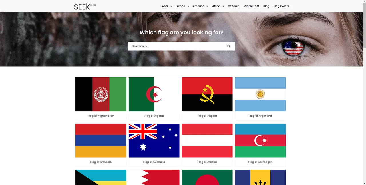 Seek Flag：一个全面的国旗图标站点-享乐分享