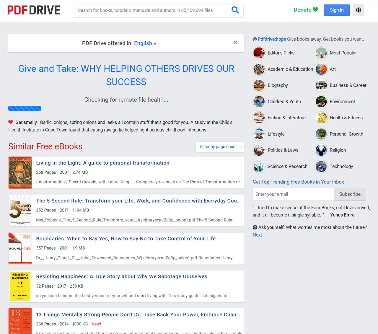 PDF Drive：搜索下载PDF书籍文件-享乐分享