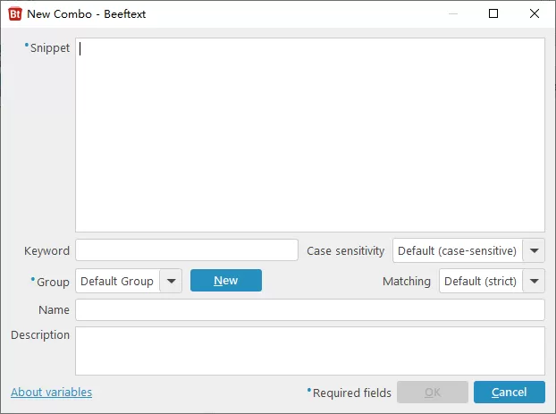 Beeftext：开源文本替换工具-享乐分享