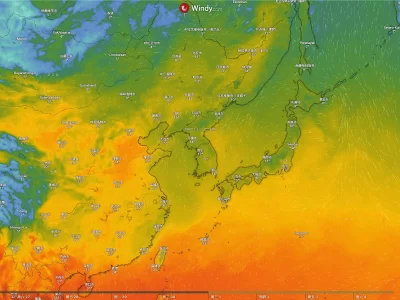 Windy有风：风向图和天气预报