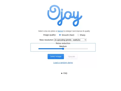 Ojoy：放大并提高低分辨率照片质量