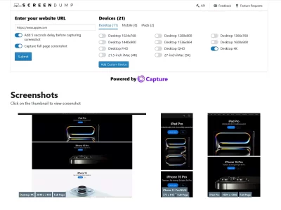 ScreenDump：测试响应式网页设计的工具