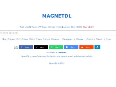 MagnetDL：一站式磁力链接搜索与下载平台