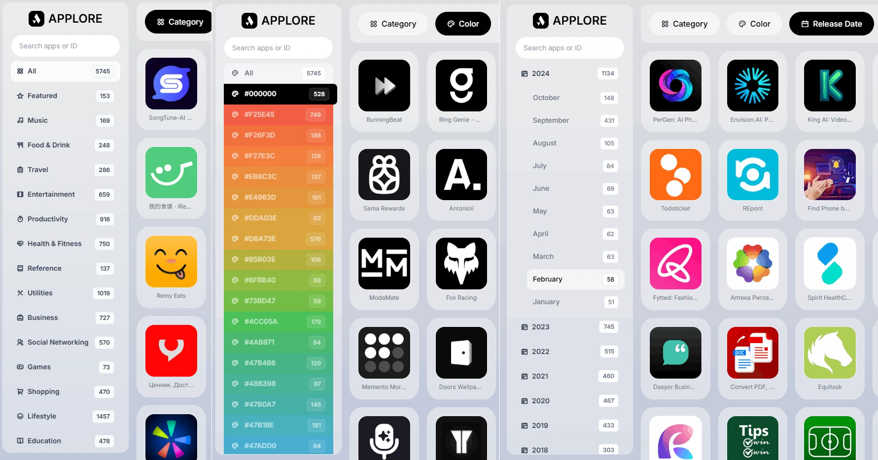 APPLORE:一个提供丰富图标资源且专注于应用图标的平台-享乐分享