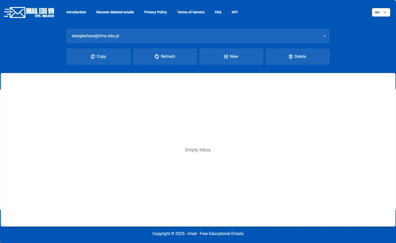 EduMail:一个带有教育域名的临时电子邮件服务-享乐分享