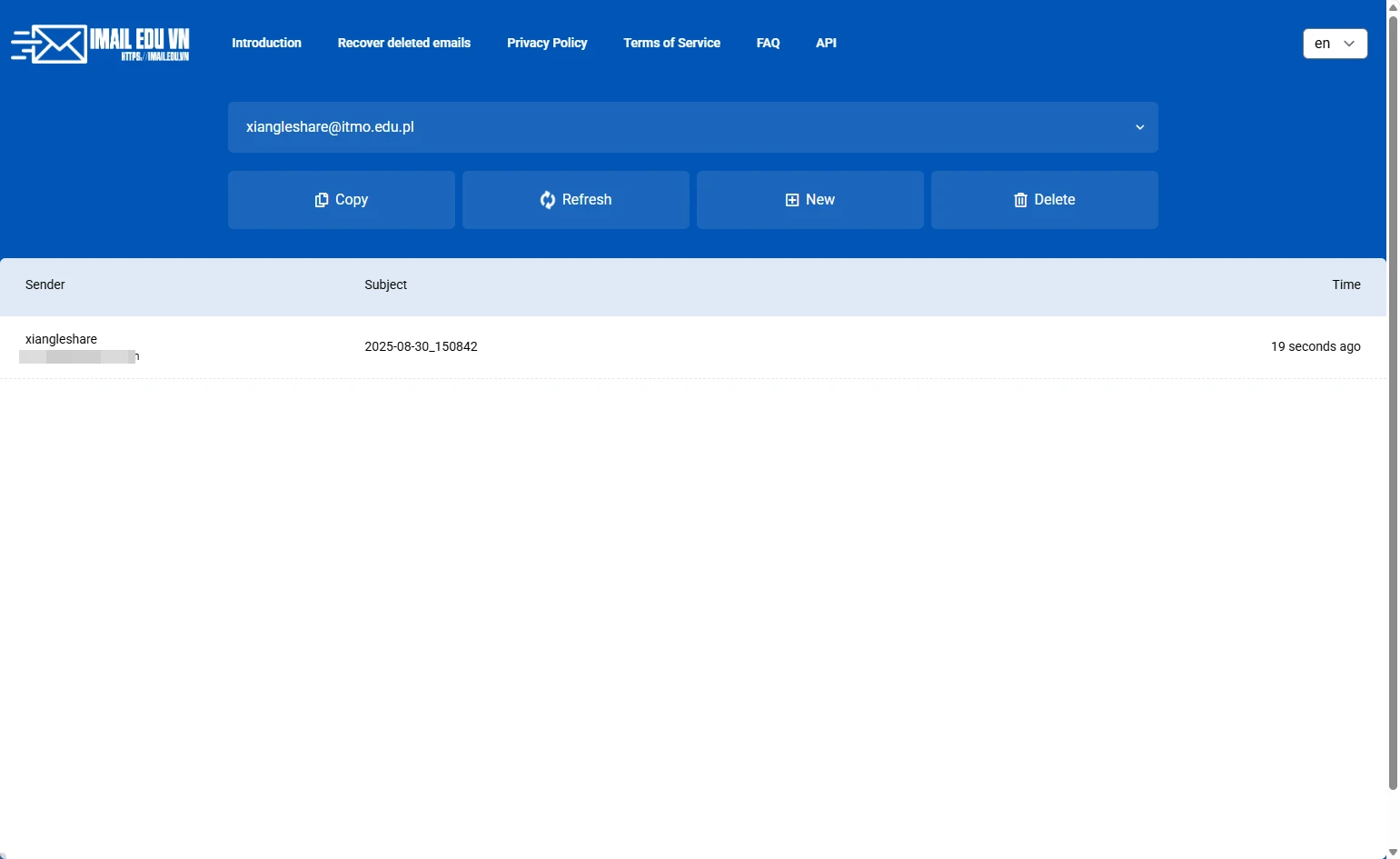 EduMail:一个带有教育域名的临时电子邮件服务-享乐分享