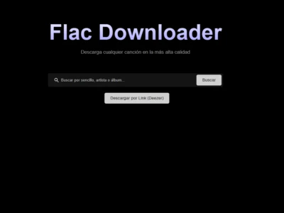 Flac Downloader：一个专注于高音质音乐下载服务的站点
