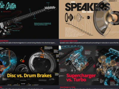 Animagraffs：通过动画展示工作原理或内部结构的科普类型站点