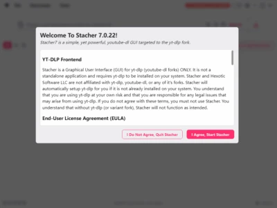 Stacher7：为yt-dlp设计的现代化GUI工具，支持多平台