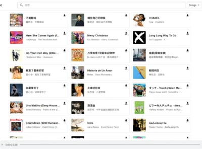 查看1Music.cc：免费高品质音乐下载平台，支持FLAC/MP3格式