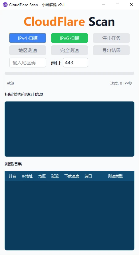 CloudFlareScan:CloudFlare IP扫描测速工具,支持IPv4/IPv6双协议-享乐分享