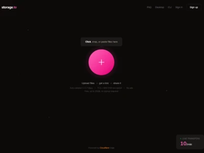 storage.to：免费安全的文件分享平台介绍