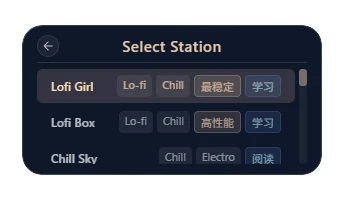 Lofi Radio Player：16种精选电台的桌面专注音乐播放器，一键启动深度工作模式-享乐分享