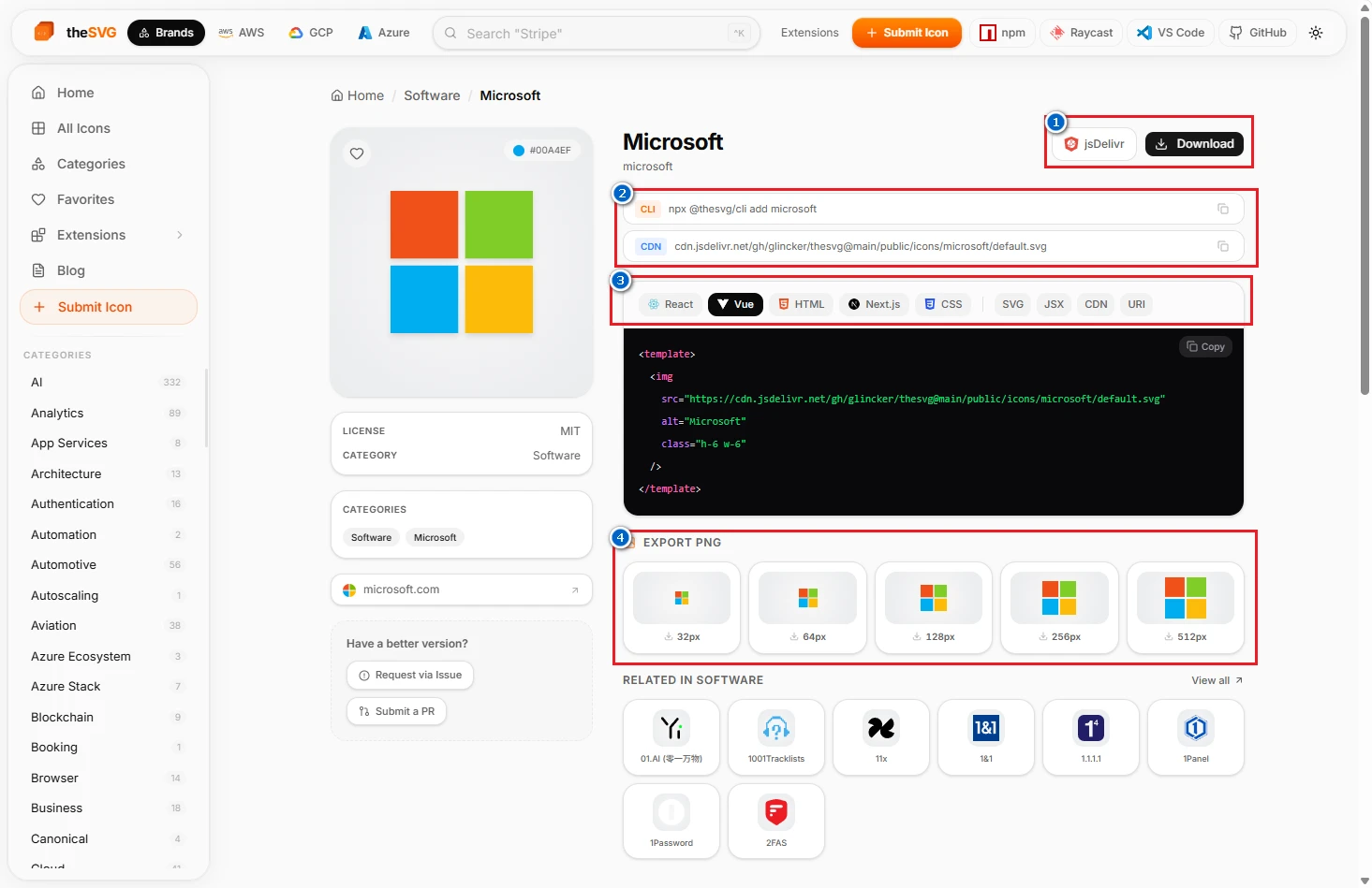 theSVG：涵盖超过5600个免费品牌SVG图标资源库-享乐分享