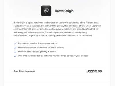SlimBrave Neo：通过企业托管策略来禁用Brave浏览器中不需要的功能