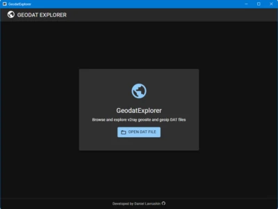 GeodatExplorer：用于浏览geosite和geoip DAT文件的跨平台GUI程序