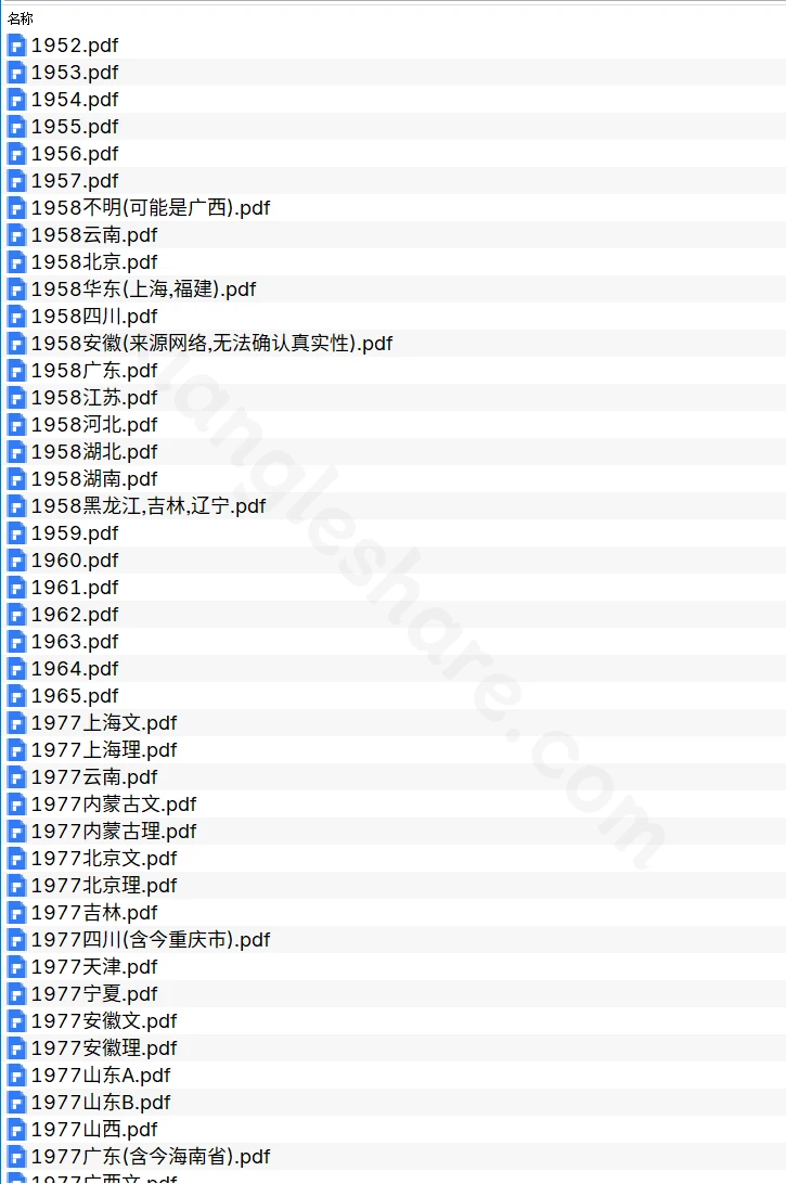 高考数学真题库1952-2026：74年完整试卷与改革历史的开源资源库-享乐分享