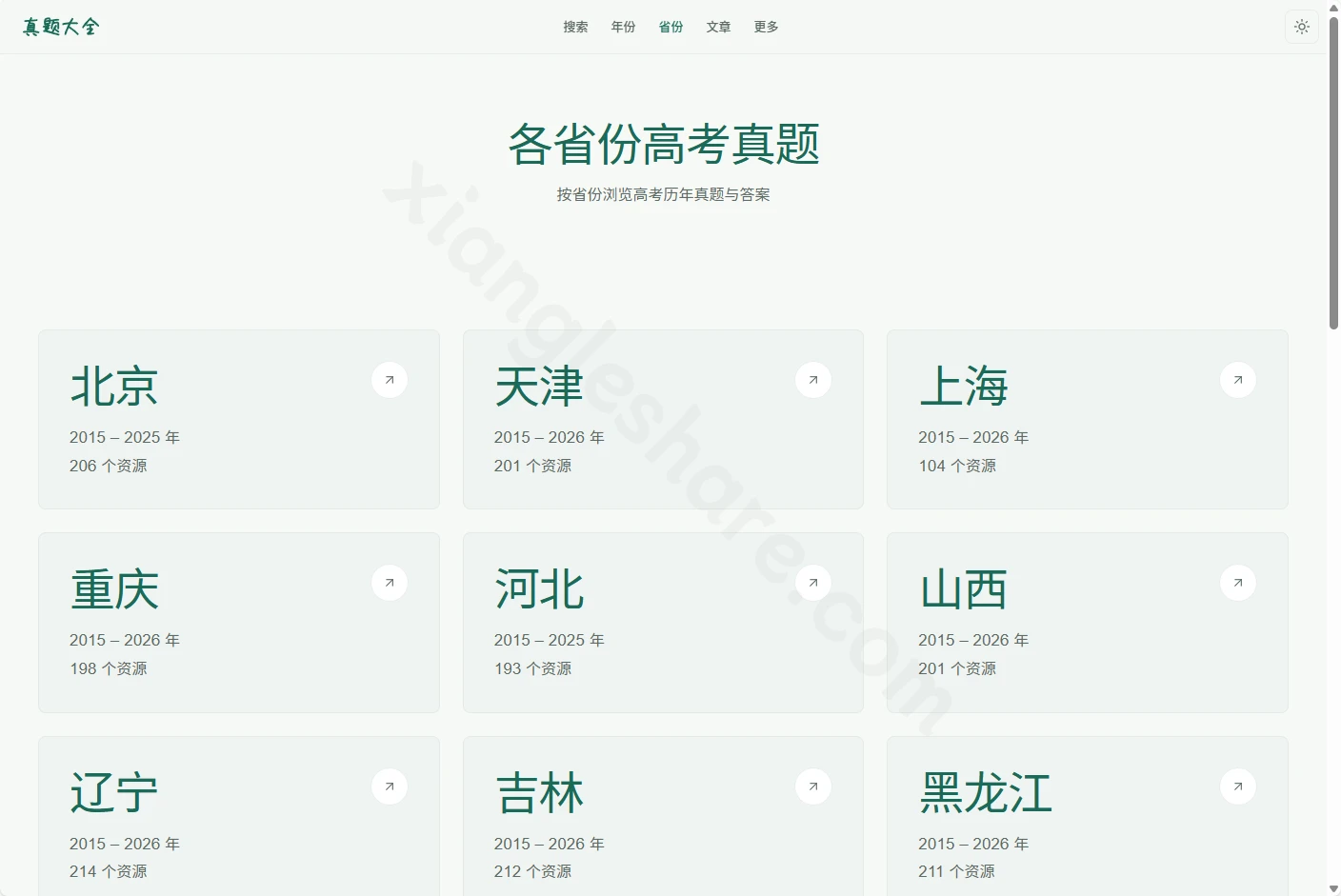 高考真题大全:免费下载历年高考真题试卷和答案解析 高考真题大全:免费下载历年高考真题试卷和答案解析-享乐分享
