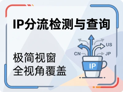网站IP地址分流测试工具：一键查询国内外服务器线路质量与CDN分布