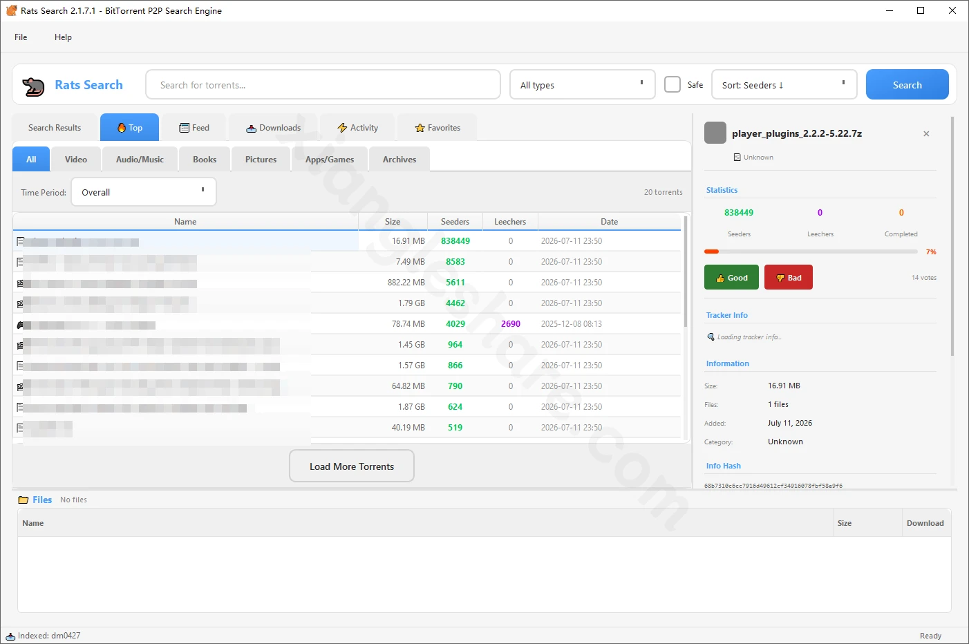 BitTorrent Search Engine：适用于桌面和Web服务器的BitTorrent P2P多平台搜索引擎-享乐分享