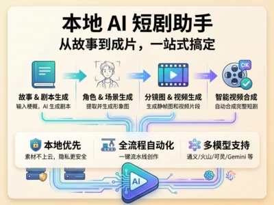 LocalMiniDrama：本地运行的AI短剧与漫剧生成工具