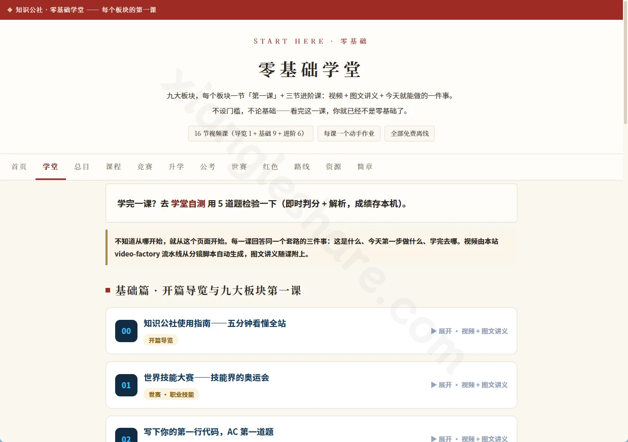 知识公社:完全离线的开源学习平台,580条精选资源一站式学习 知识公社:完全离线的开源学习平台,580条精选资源一站式学习-享乐分享