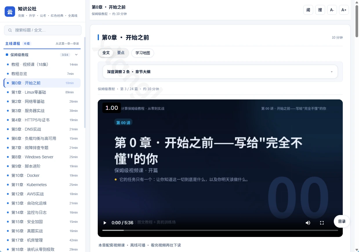知识公社:完全离线的开源学习平台,580条精选资源一站式学习 知识公社:完全离线的开源学习平台,580条精选资源一站式学习-享乐分享
